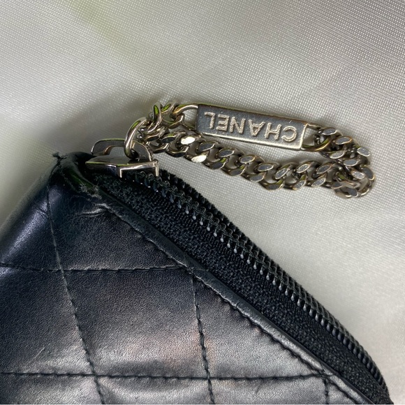 CHANEL CALFSKIN QUILTED CAMBON WALLET - Picture 14 of 16